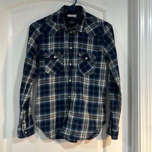 American Eagle Soft Flannel Boyfriend Fit XS